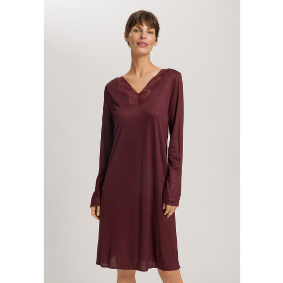 Hanro Lilith Nachthemd Vivid Brown