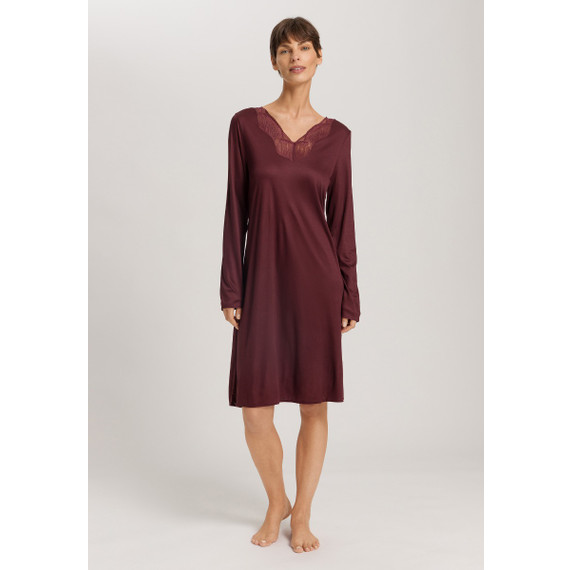 Hanro Lilith Nachthemd Vivid Brown