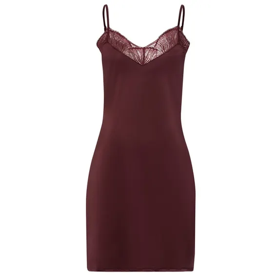Hanro Lilith Nachtjurkje Vivid Brown