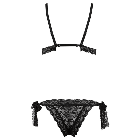 Aubade Boîte à Désir Lingerieset Met Parelsluiting Black