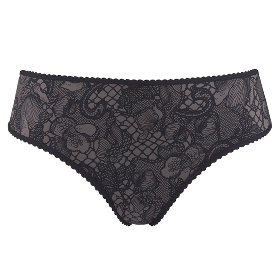 Marlies Dekkers Lioness Of Brittany Slip Black And Stone