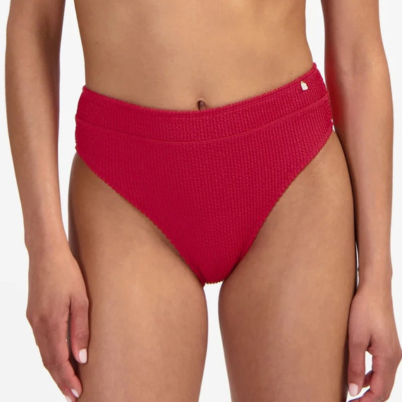 Lipstick Red High Waist Bikinibroekje