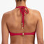 Beachlife Lipstick Red Padded Triangle Bikini Oberteil
