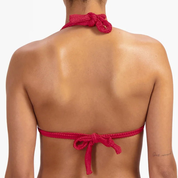 Beachlife Lipstick Red Triangle Bikini Oberteil