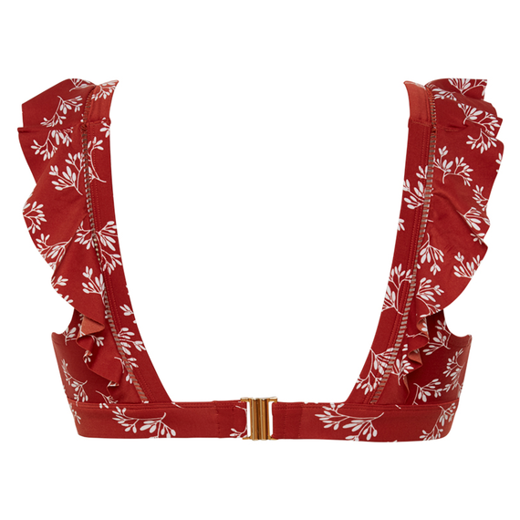 Beachlife Little Leaves Plunge Bikinitop