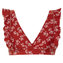 Beachlife Little Leaves Plunge Bikinitop