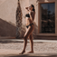 Annadiva Swim Lizzard Voorgevormde Balconette Bikinitop Black