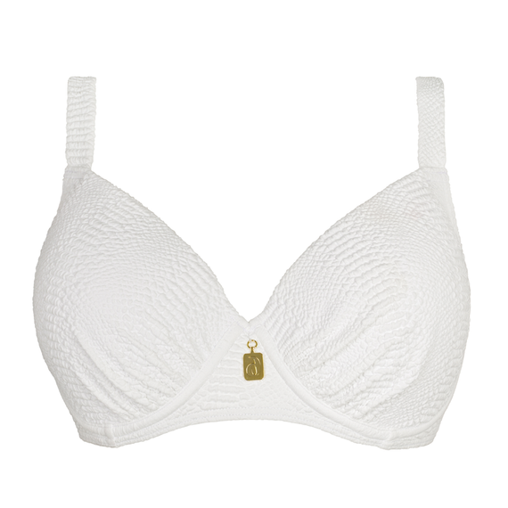 Annadiva Swim Lizzard Vorgeformtes Balconette Bikini Obereil Ecru