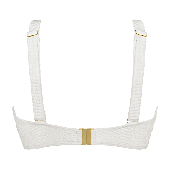 Annadiva Swim Lizzard Vorgeformtes Balconette Bikini Obereil Ecru