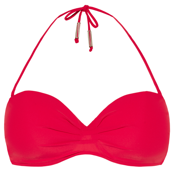 Beachlife Lollipop Bandeau Bikinitop Rood