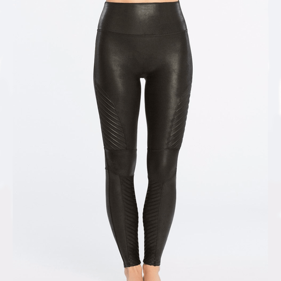 Spanx Look At Me Now Moto Corrigerende Legging Zwart