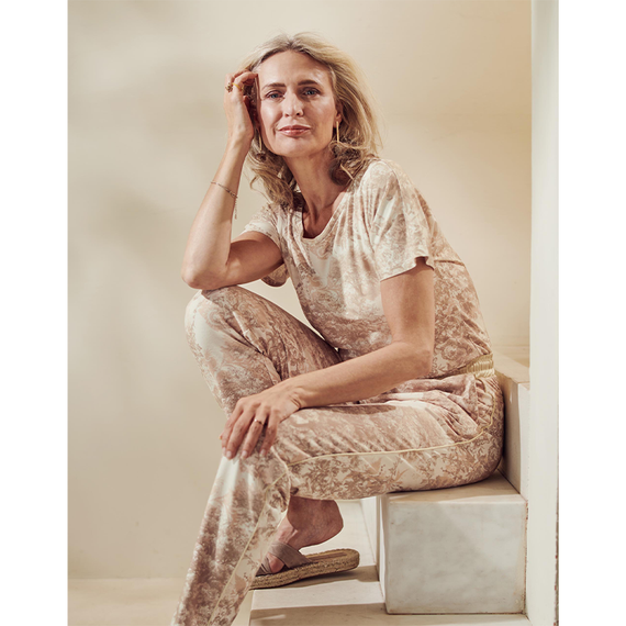 Essenza Lou Aurelie Pyjama Hose Antique White