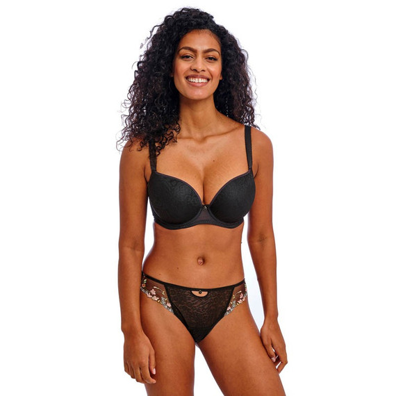 Freya Lingerie Love Haze Voorgevormde Plunge BH Black 