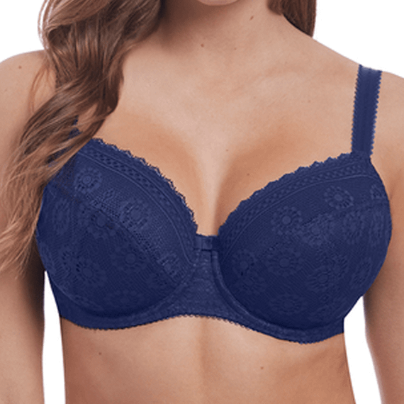 Freya Love Note Padded BH Sapphire