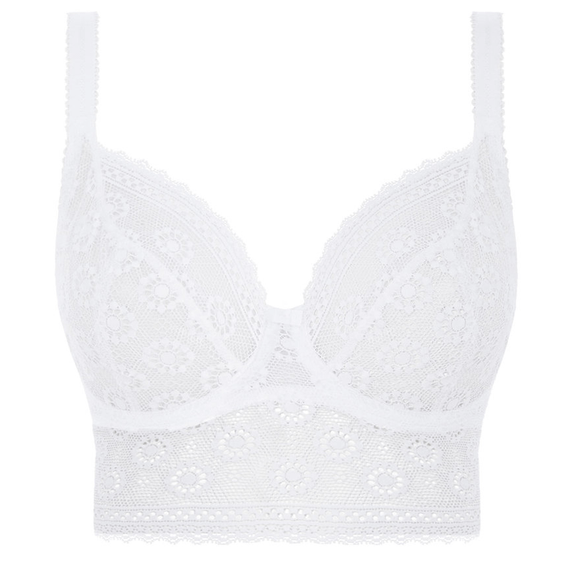 Freya Love Note Bralette BH White