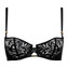 Aubade Love Soul Half Cup BH Black