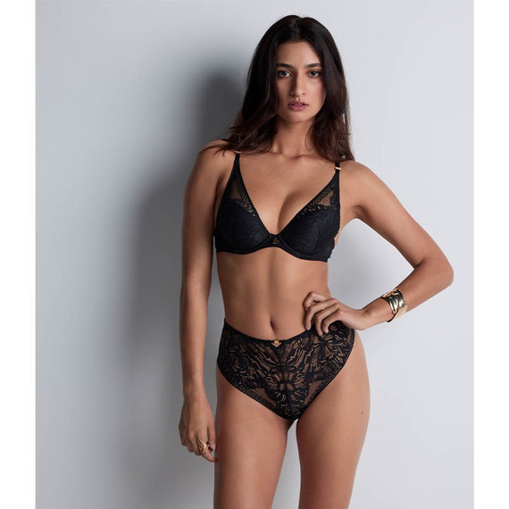 Aubade Love Soul Vorgeformter Plunge BH Black