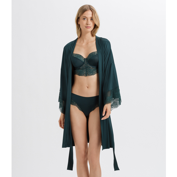 Hanro Lucy Kimono Deep Water