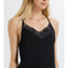 Hanro Lucy Spaghetti Nachtjurk Black