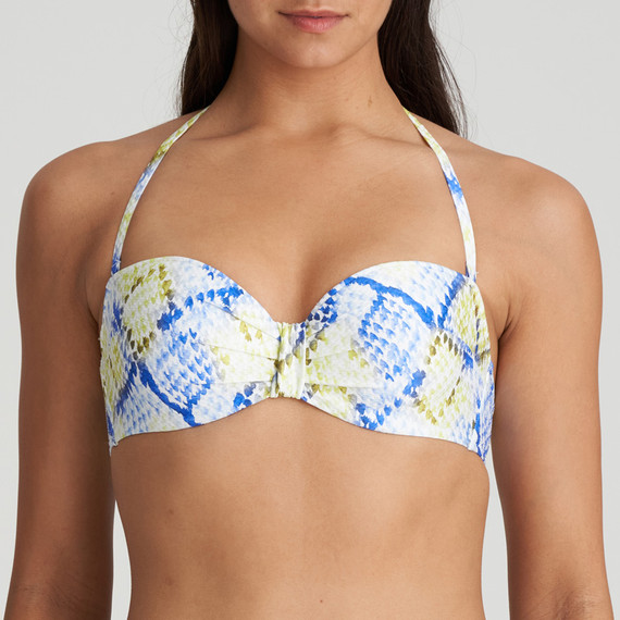 Marie Jo Swim Lundey Bandeau Bikinitop Lime Snake