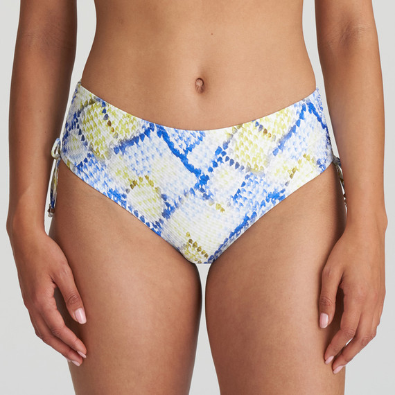 Marie Jo Swim Lundey Hoog Bikinibroekje Lime Snake