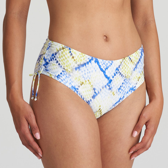 Marie Jo Swim Lundey Hoog Bikinibroekje Lime Snake