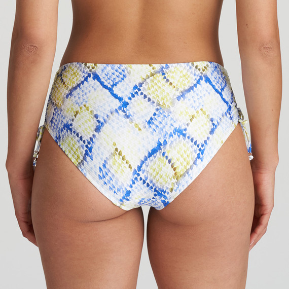 Marie Jo Swim Lundey Hoog Bikinibroekje Lime Snake
