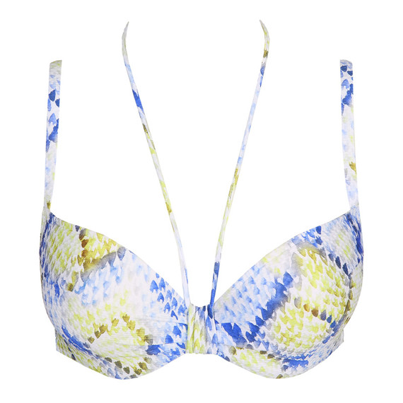 Marie Jo Swim Lundey Plunge Bikinitop Lime Snake