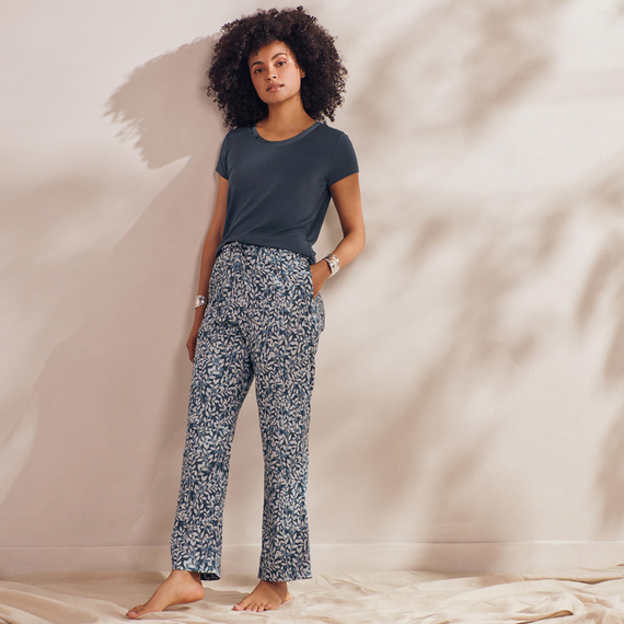 Essenza Luyza Uni Pyjamashirt Sloe Blue