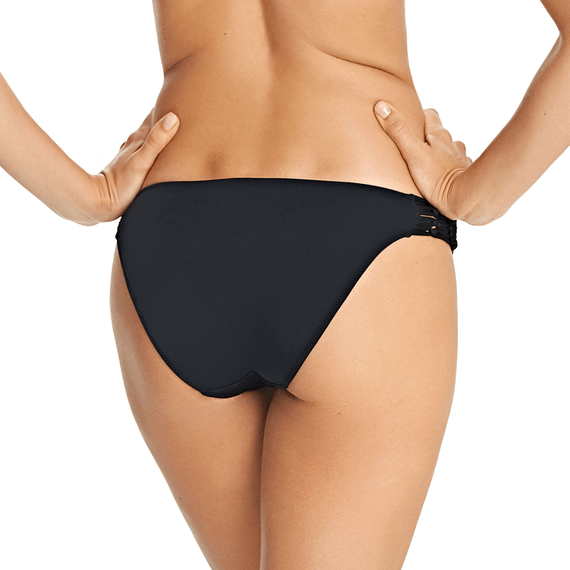 Freya Swim Macrame Laag Bikinibroekje Black