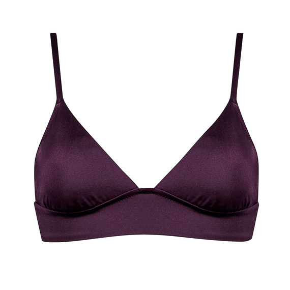 Watercult Makro Notion Uni Bikinitop Aubergine