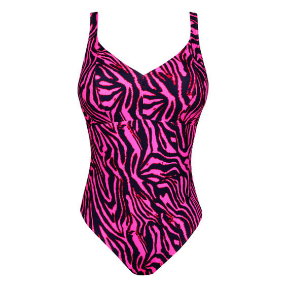 Primadonna Swim Malabo Badpak Hot Pink Zebra