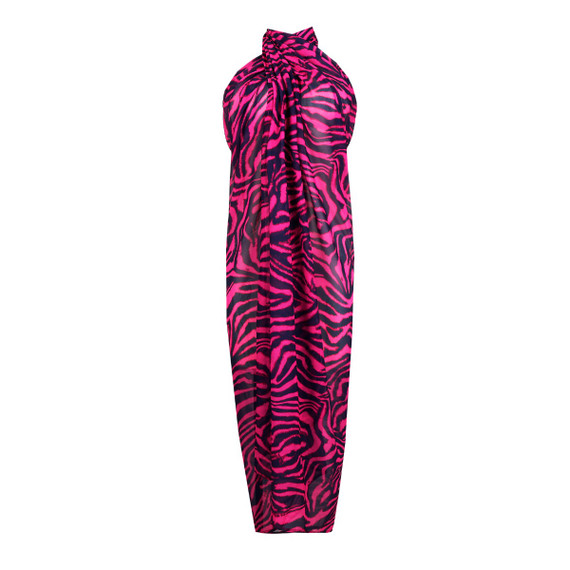 Primadonna Swim Malabo Pareo Hot Pink Zebra