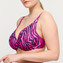 Primadonna Swim Malabo Plunge Bikini Oberteil Hot Pink Zebra