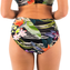 Fantasie Swim Maldives Hoog Bikinibroekje Black Tropical