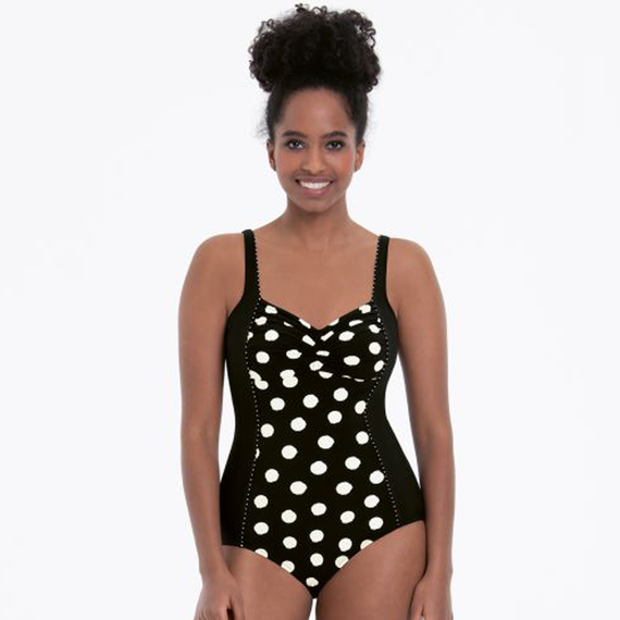 Anita Care Swim Summer Dot Prothese badpak Zwart/Wit