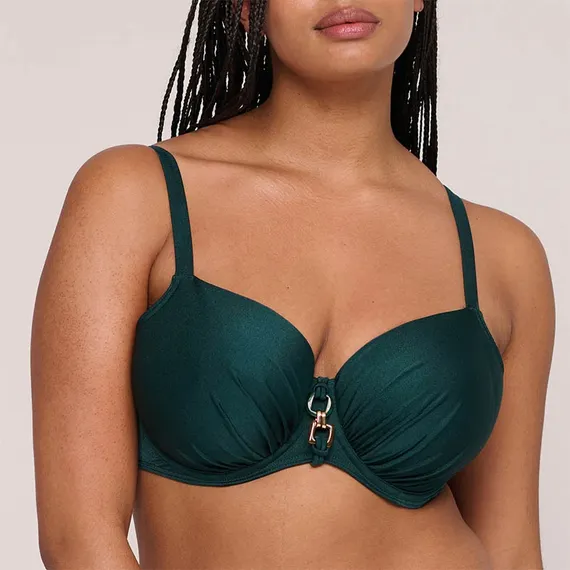 PrimaDonna Swim Mangalore Voorgevormde Balconette Bikinitop Jewel Green