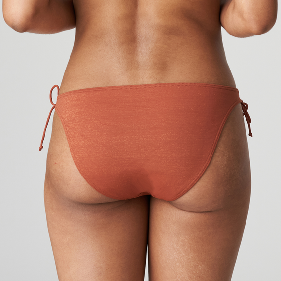 PrimaDonna Swim Manuia Bikini Hose mit Seitlichen Bändern Burnt Amber