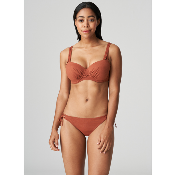PrimaDonna Swim Manuia Bikini Hose mit Seitlichen Bändern Burnt Amber