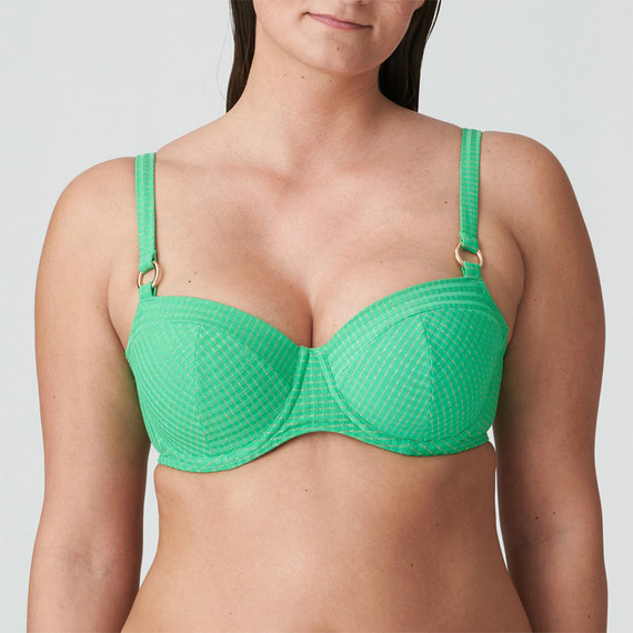 PrimaDonna Swim Maringa Voorgevormde Balconette Bikinitop Lush Green