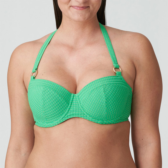 PrimaDonna Swim Maringa Voorgevormde Balconette Bikinitop Lush Green