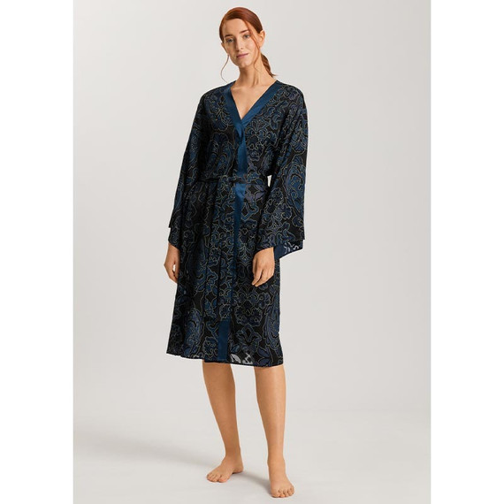 Hanro Marlene Kimono Sheer Damask