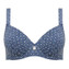 Annadiva Swim Marrakesh Blue Voorgevormde Balconette Bikinitop Art Deco Blue