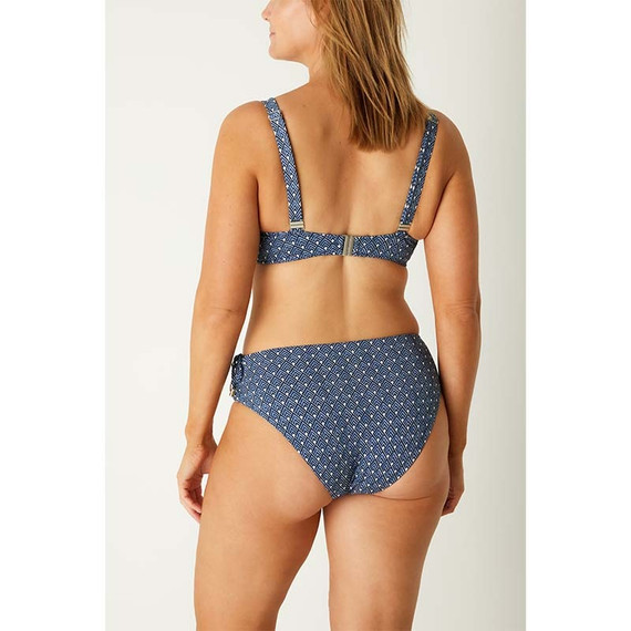 Annadiva Swim Marrakesh Blue Voorgevormde Balconette Bikinitop Art Deco Blue