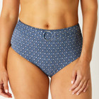 Marrakesh Blue High Waist Bikinibroekje