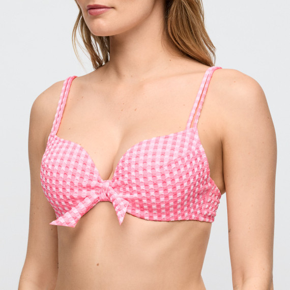 Marie Jo Swim Mary Lynn Herzform Bikini Oberteil Rose Gingham