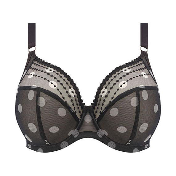 Elomi Matilda Plunge BH Black Dot