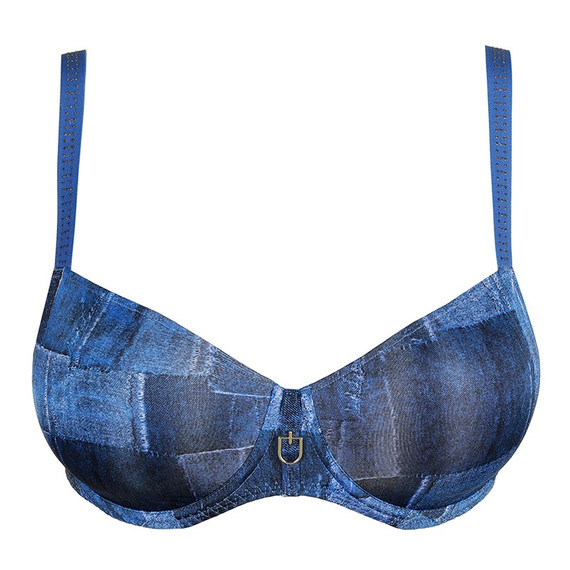 Primadonna Twist Mauna Voorgevormde Balconette BH Twill Blue