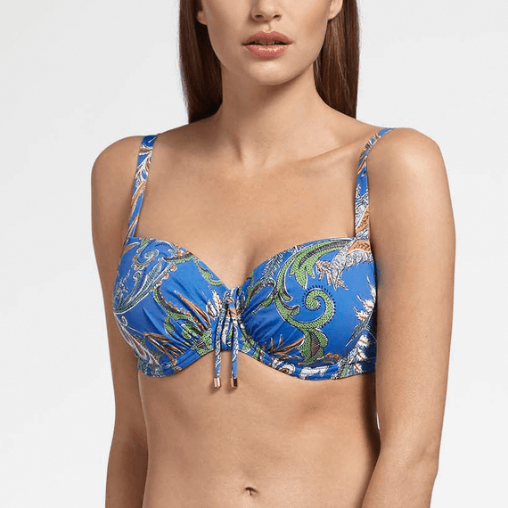 Cyell Medina Voorgevormde Bikinitop Blauw