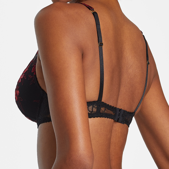 Aubade Melodie D'eté Vorgeformter Plunge BH Black Cherry